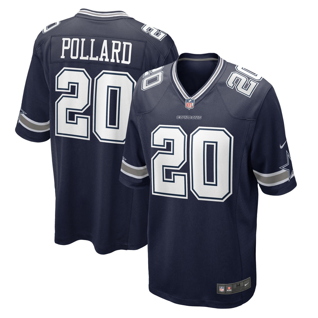 Tony Pollard Dallas Cowboys Game Player Jersey - Navy