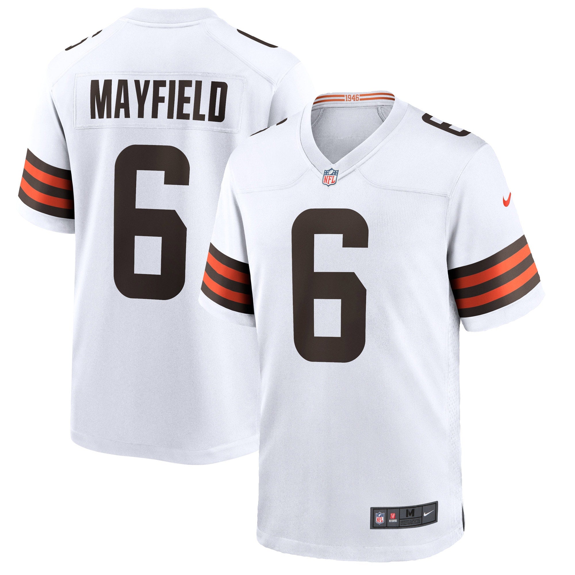 Baker Mayfield Cleveland Browns Player Game Jersey - White