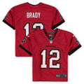 Toddler Tom Brady Red Tampa Bay Buccaneers Game Jersey