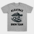 Alcatraz Swim Team | Funny Swim Team Swimming Logo T-Shirt
