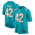 Joshua Kalu Miami Dolphins Team Game Jersey - ?Aqua