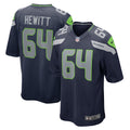 Jarrod Hewitt Seattle Seahawks Home Game Player Jersey - College Navy