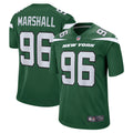 Jonathan Marshall New York Jets Game Jersey - Gotham Green