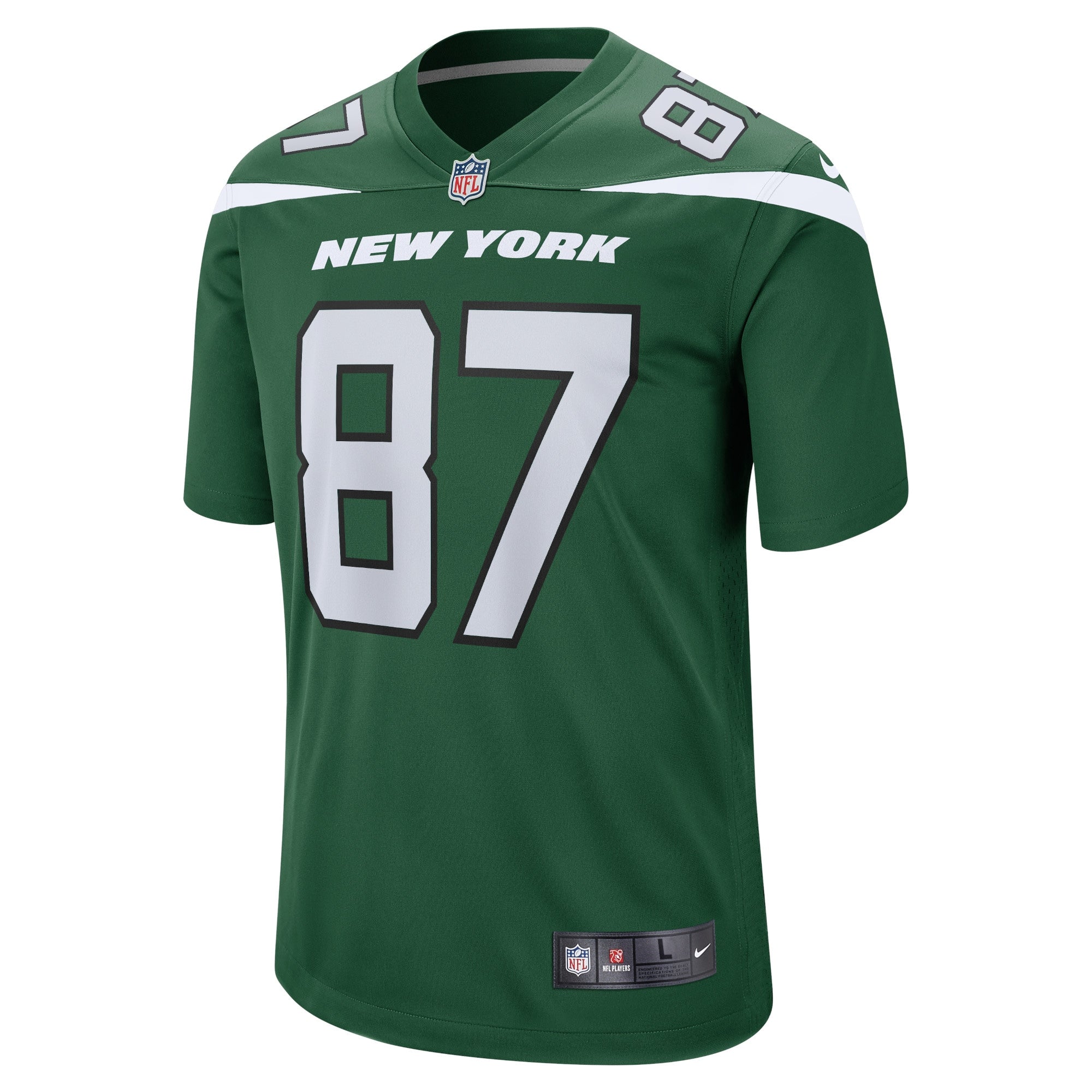 C.J. Uzomah New York Jets Player Game Jersey - Gotham Green