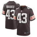 Mohamoud Diabate Cleveland Browns Team Game Jersey - ?Brown