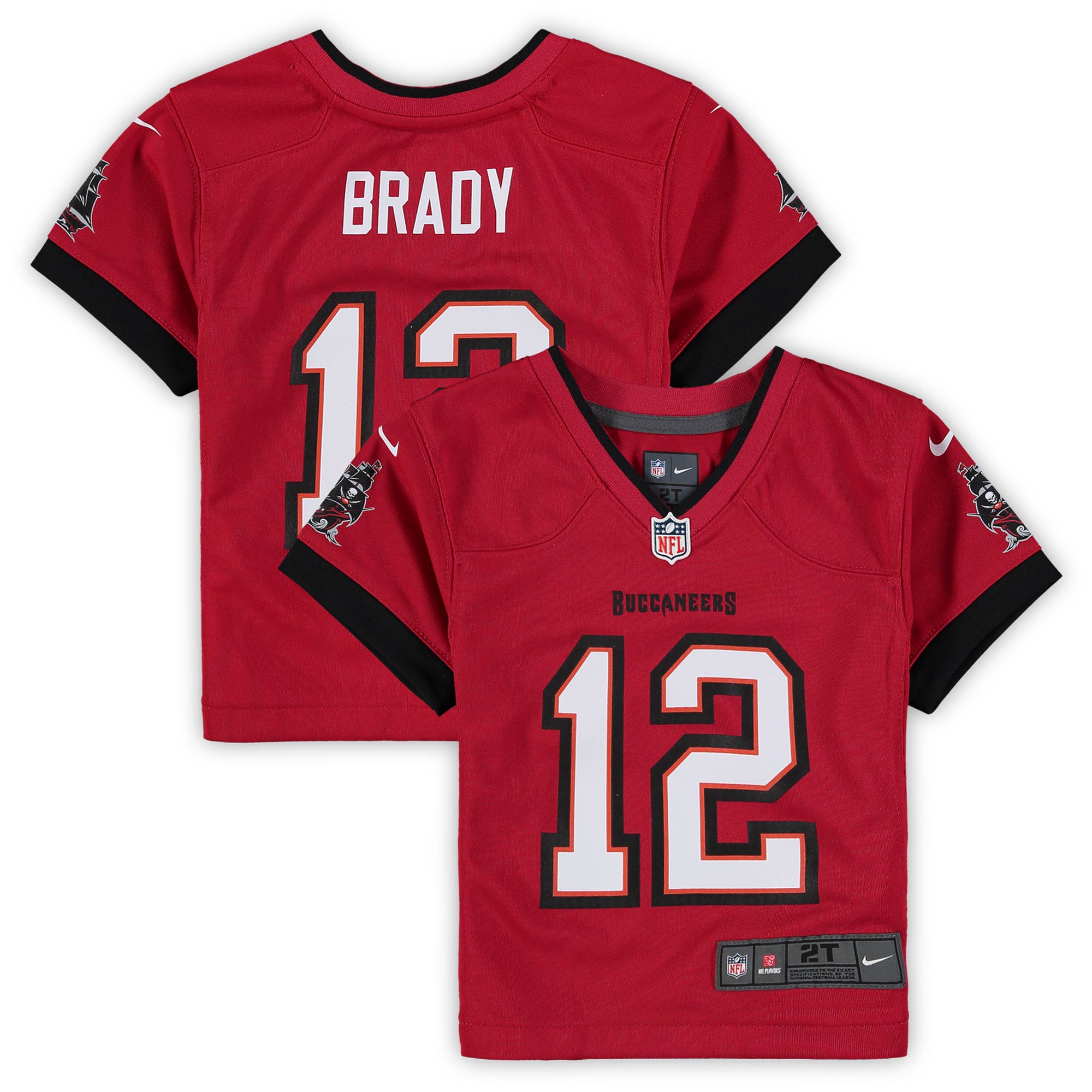 Tom Brady Tampa Bay Buccaneers Toddler Game Jersey - Red