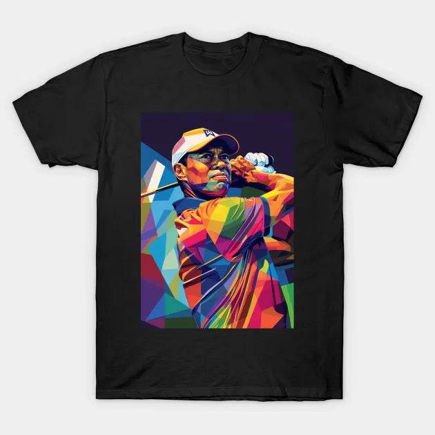 Tiger Woods Wpap Pop Art T-Shirt