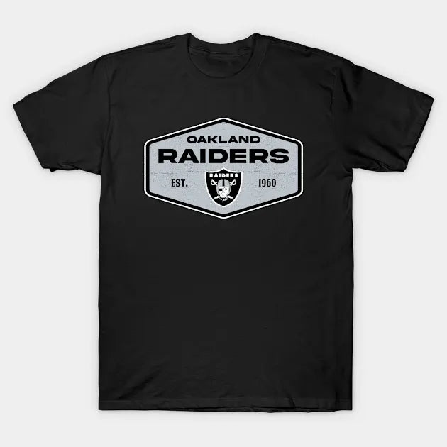 Vintage Badge Oakland Raiders T-Shirt
