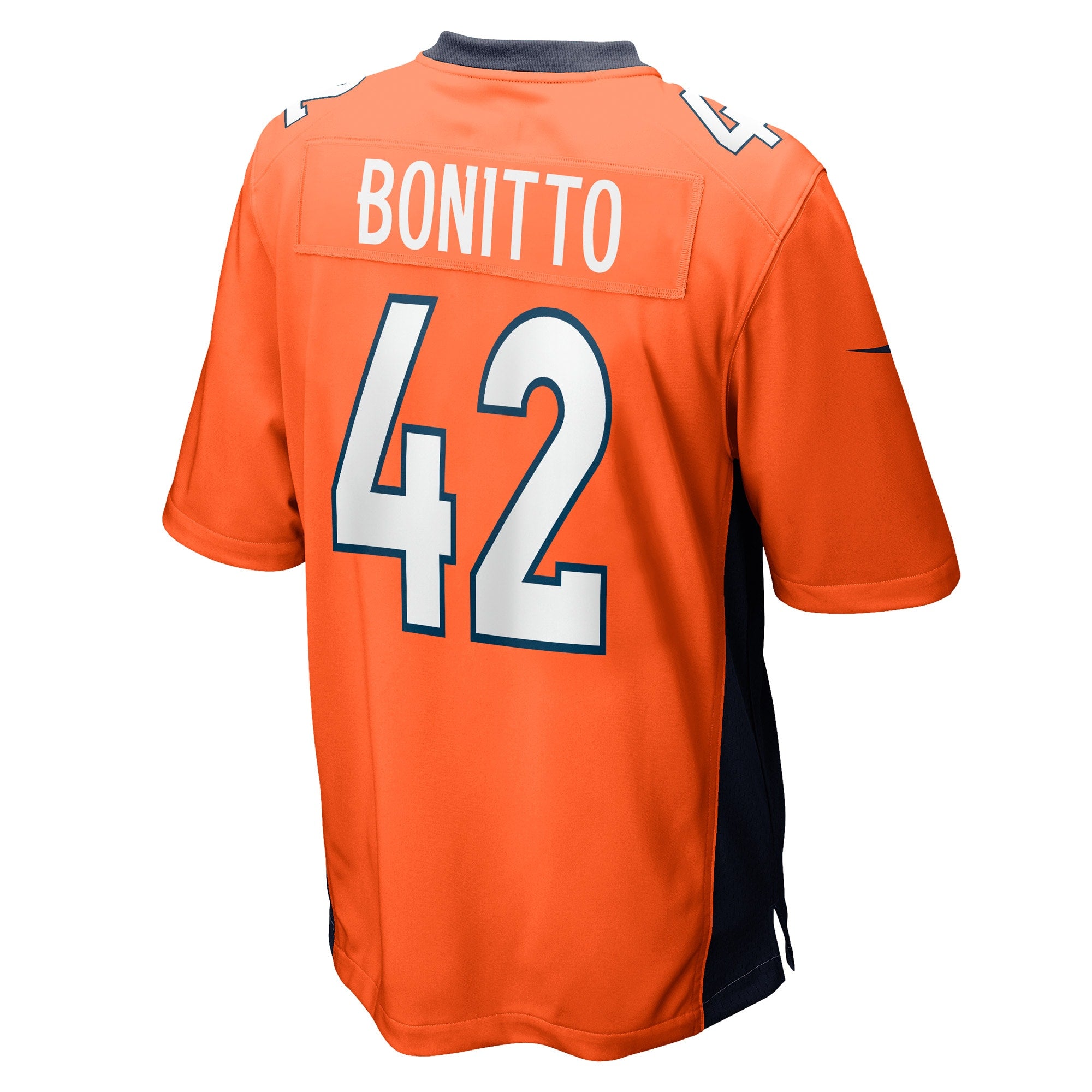Nik Bonitto Denver Broncos Game Player Jersey - Orange