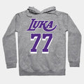 Luka Doncic Lakers Jersey Yellow (Front/Back Print) Hoodie