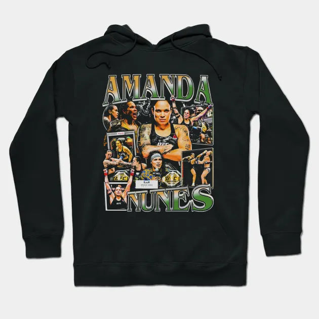Amanda Nunes Vintage Bootleg Hoodie