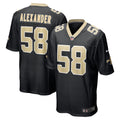 Kwon Alexander New Orleans Saints Game Jersey - Black