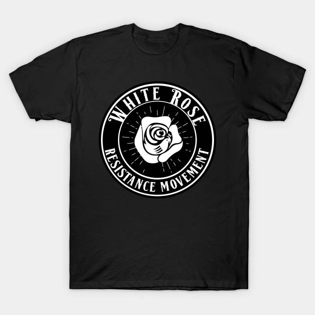The White Rose (Ww2 Resistance Symbol) T-Shirt