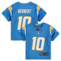 Toddler Justin Herbert Powder Blue Los Angeles Chargers Game Jersey