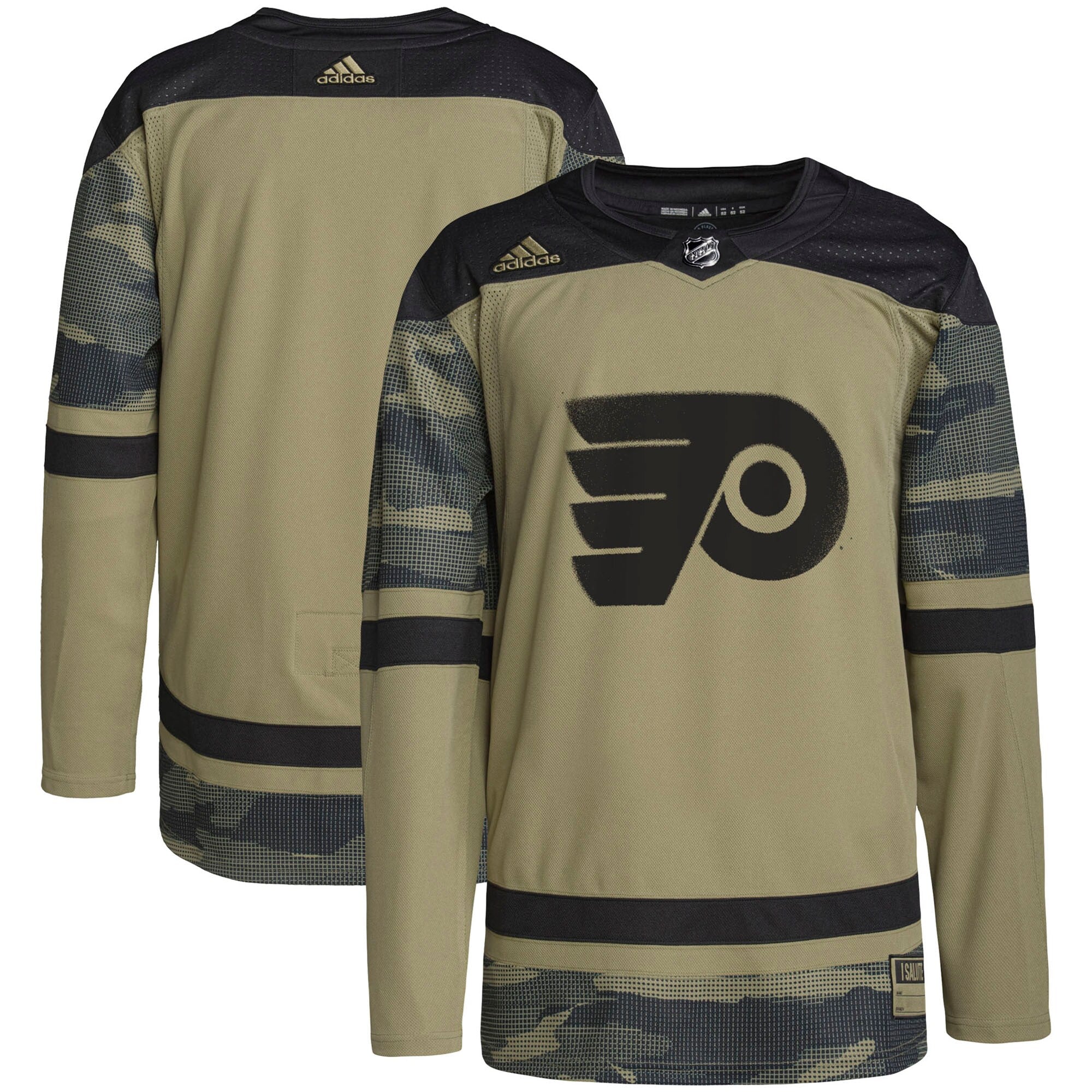 Philadelphia Flyers Military Appreciation Team Authentic Practice Jersey - Camo