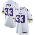 Men's Minnesota Vikings Dalvin Cook Game Jersey White