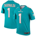 Men's Miami Dolphins Tua Tagovailoa Legend Jersey Aqua