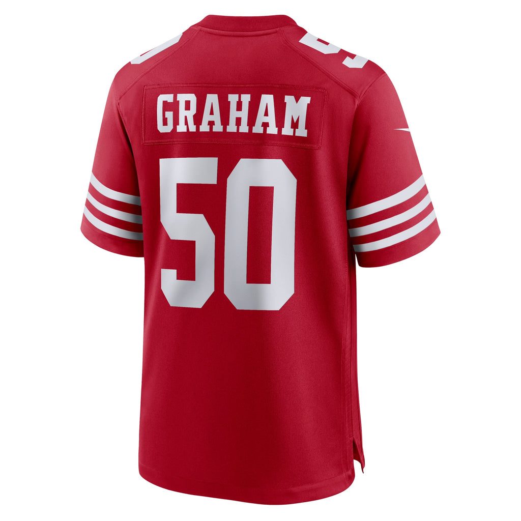 Jalen Graham San Francisco 49ers Team Game Jersey - Scarlet