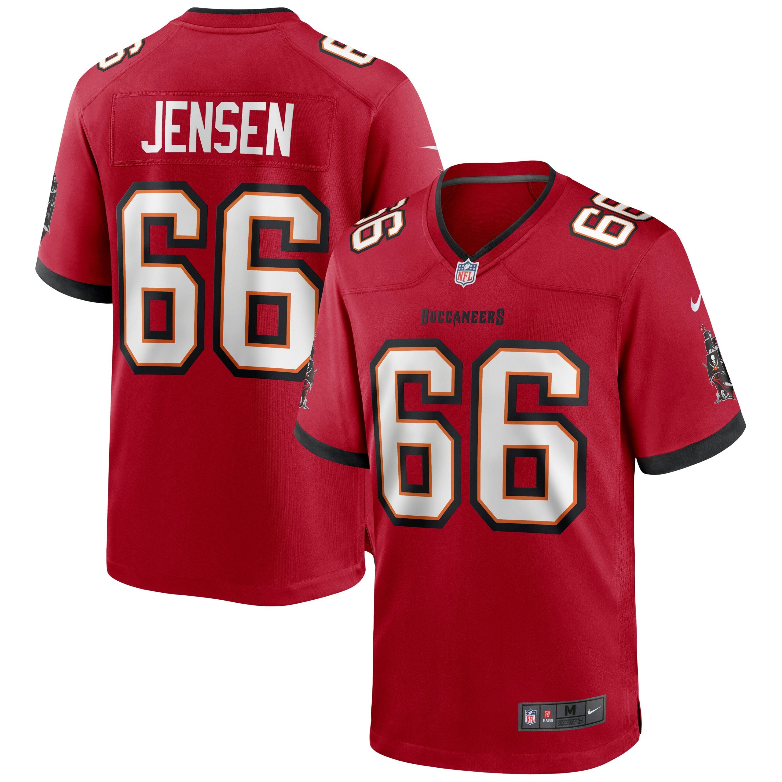 Ryan Jensen Tampa Bay Buccaneers Game Jersey - Red