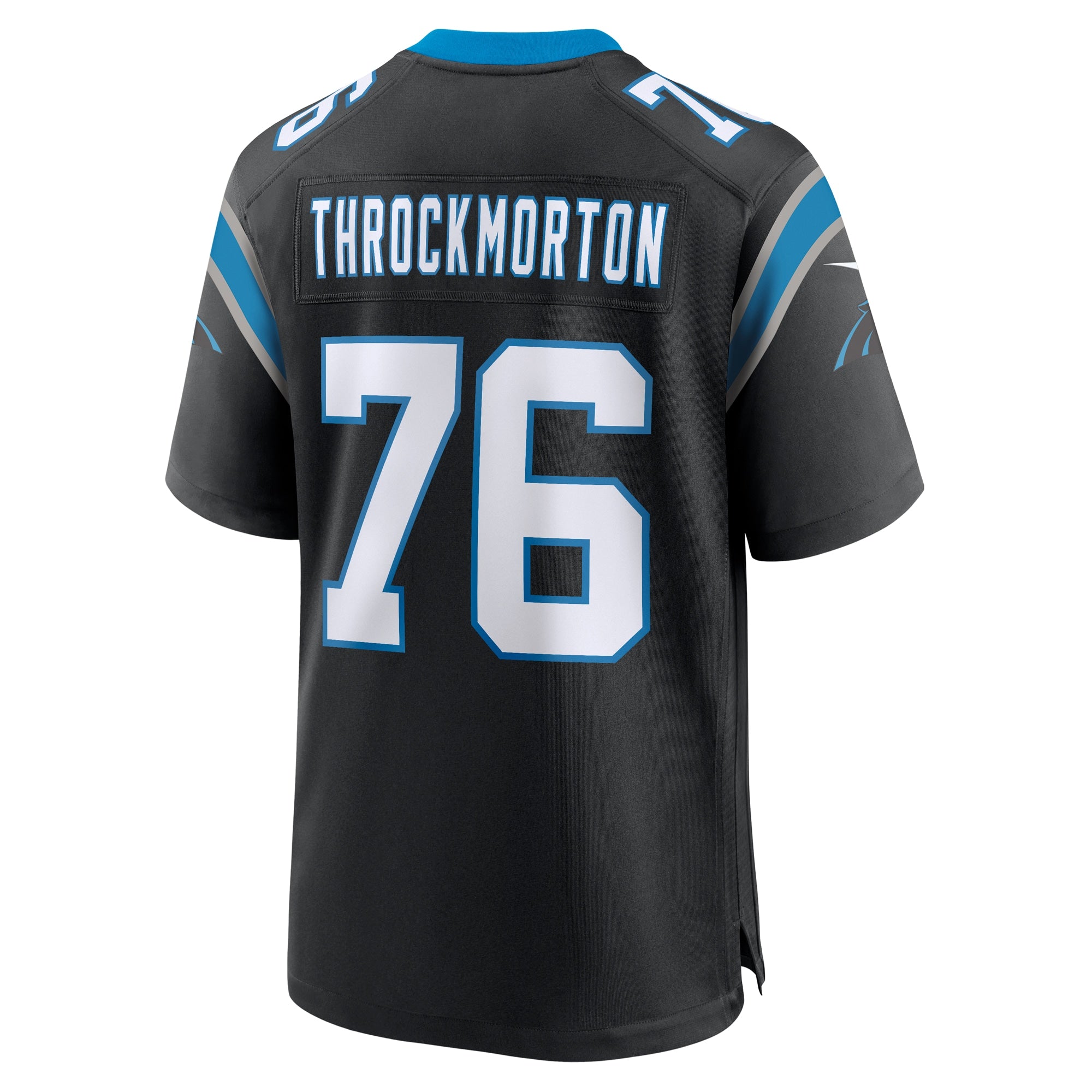 Calvin Throckmorton Carolina Panthers Team Game Jersey - ?Black