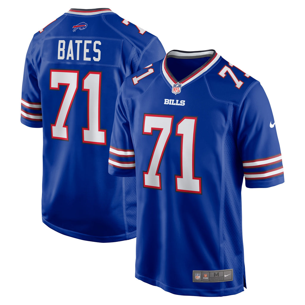Ryan Bates Buffalo Bills Game Player Jersey - Royal