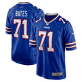 Ryan Bates Buffalo Bills Game Player Jersey - Royal
