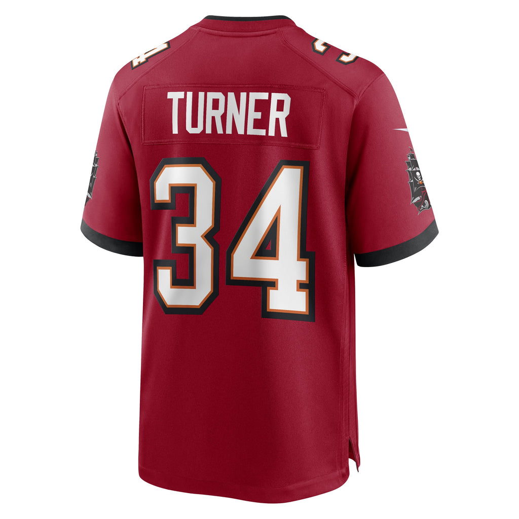 Nolan Turner Tampa Bay Buccaneers Game Player Jersey - Red