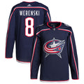 Zach Werenski Columbus Blue Jackets Home Primegreen Authentic Pro Jersey - Navy