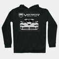 Dodge Viper Srt 10 (White) Hoodie