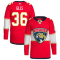 Patrick Giles Florida Panthers Home Primegreen Authentic Pro Jersey - Red