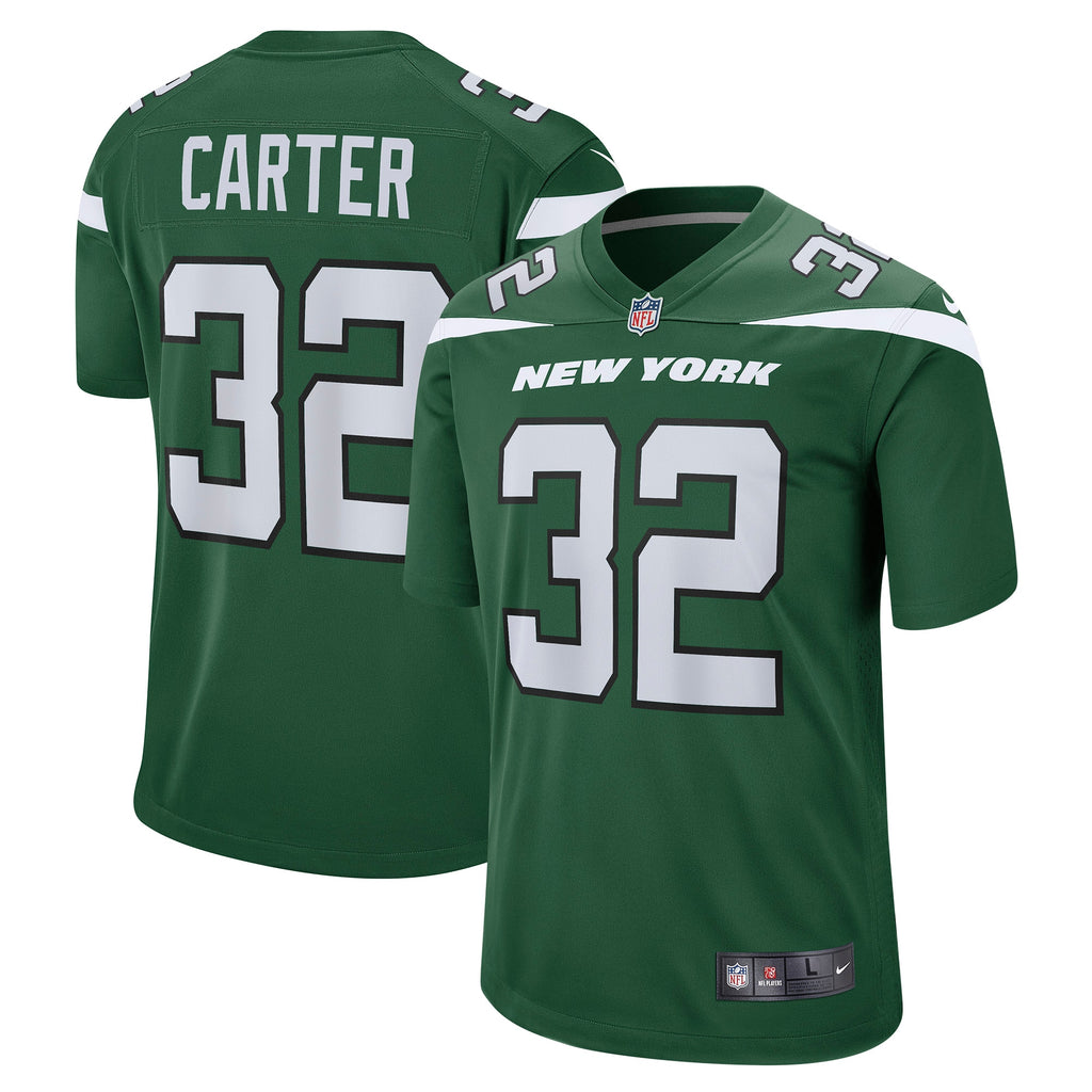 Michael Carter New York Jets Game Jersey - Gotham Green