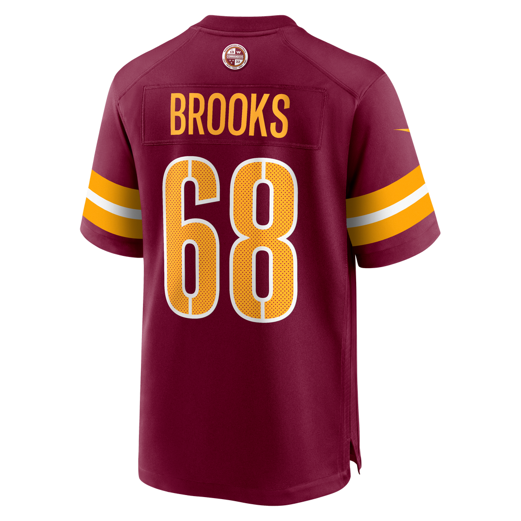 Curtis Brooks Washington Commanders ?Game Jersey - Burgundy