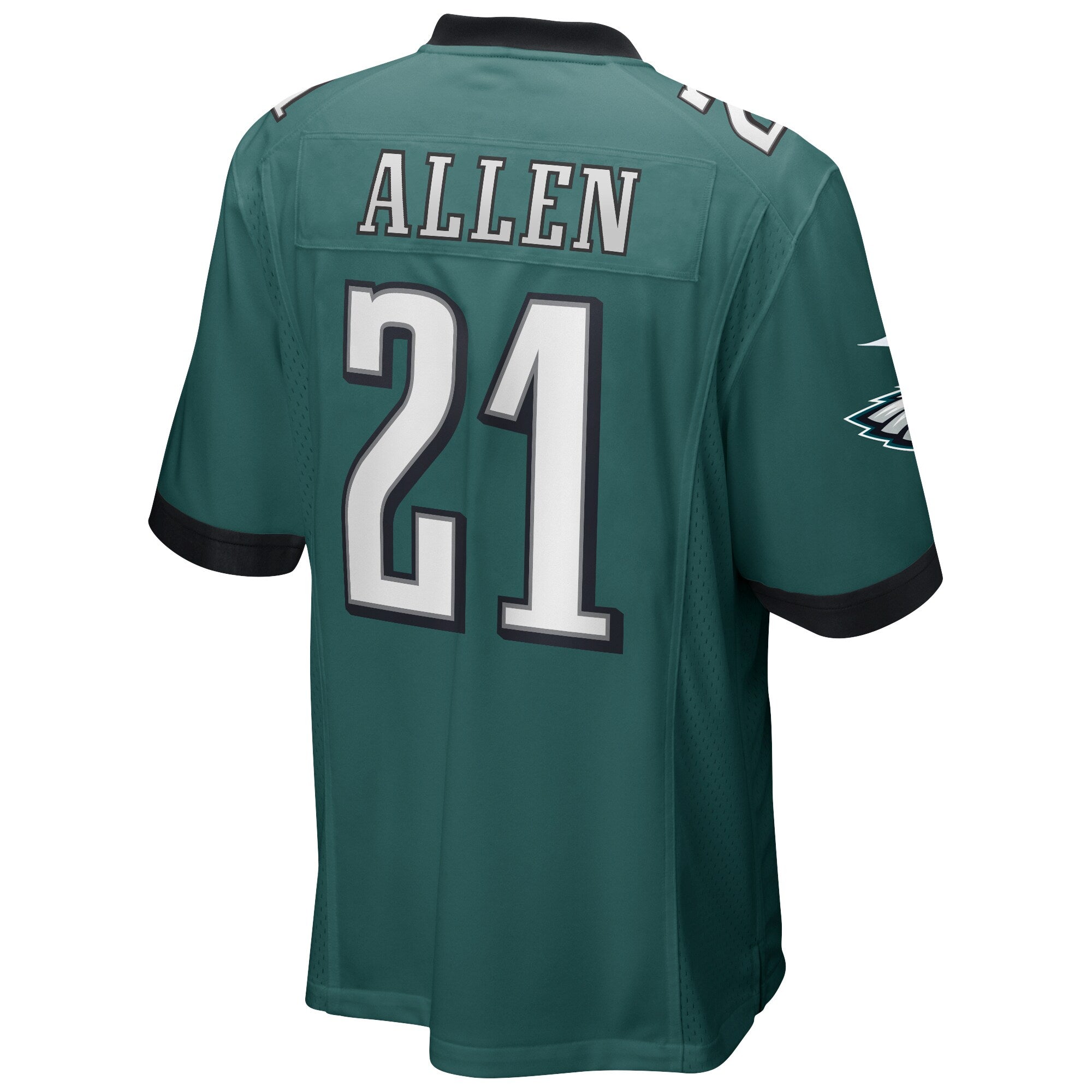 Eric Allen Philadelphia Eagles Game Retired Player Jersey - Midnight Green