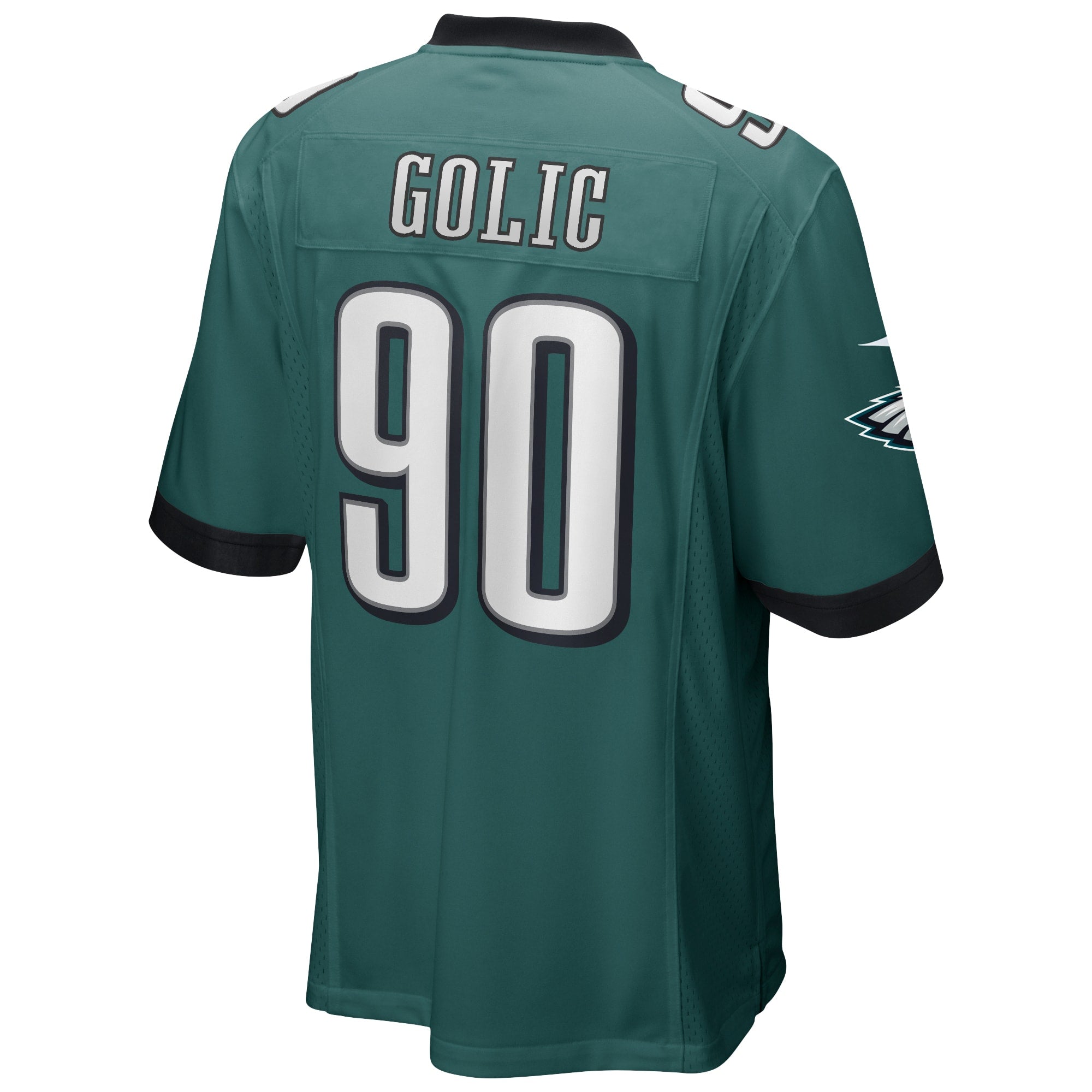 Mike Golic Philadelphia Eagles Game Retired Player Jersey - Midnight Green