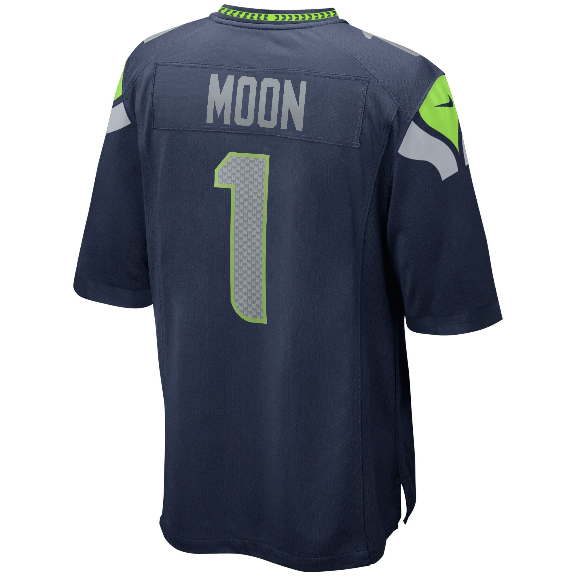 Warren Moon Seattle Seahawks Game Retired Player Jersey - College Navy