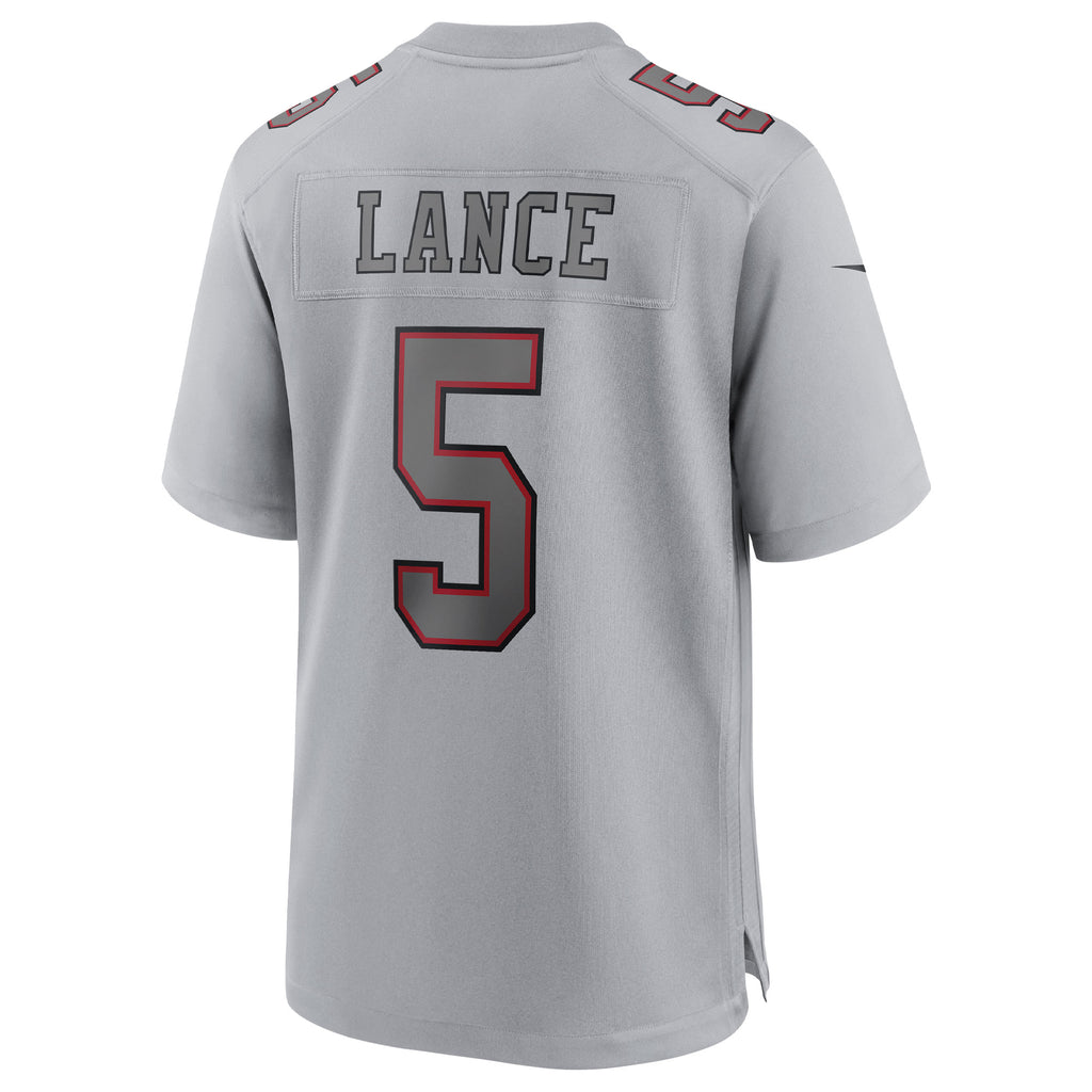 Trey Lance San Francisco 49ers Atmosphere Fashion Game Jersey - Gray