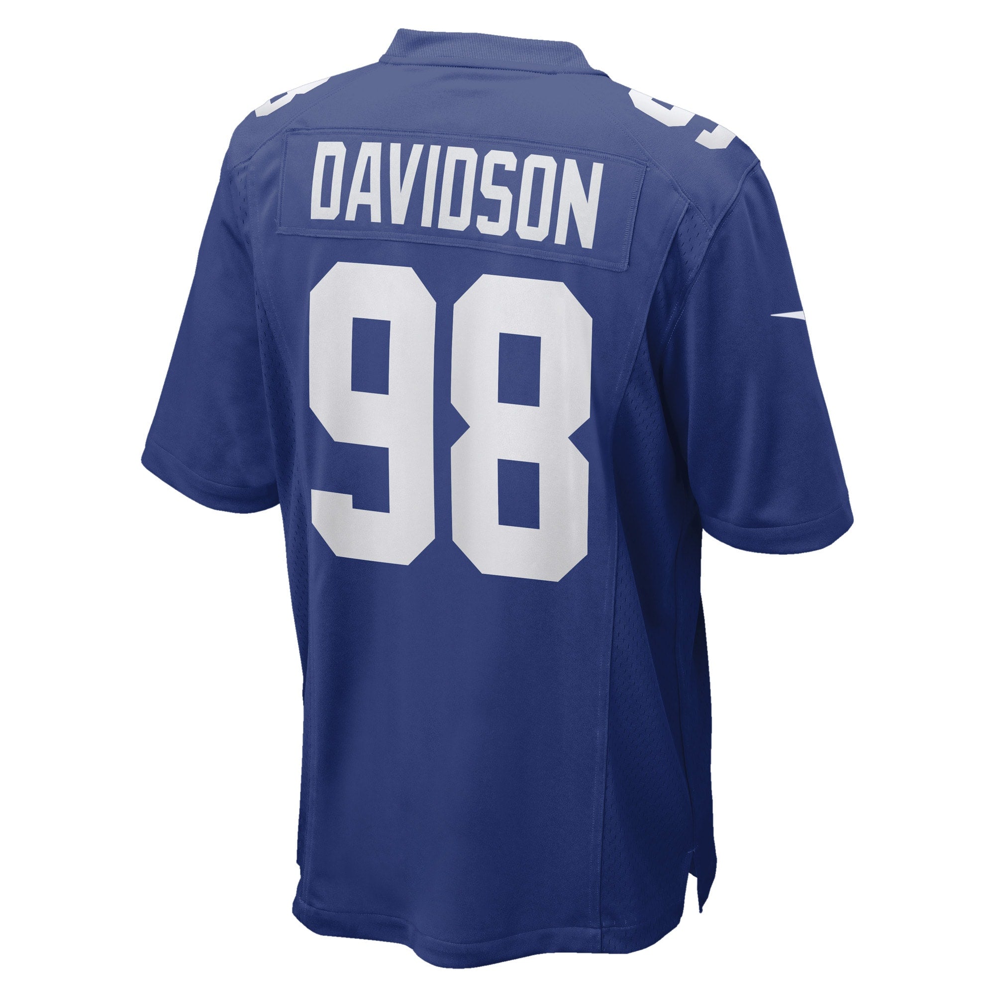 D.J. Davidson New York Giants Game Player Jersey - Royal