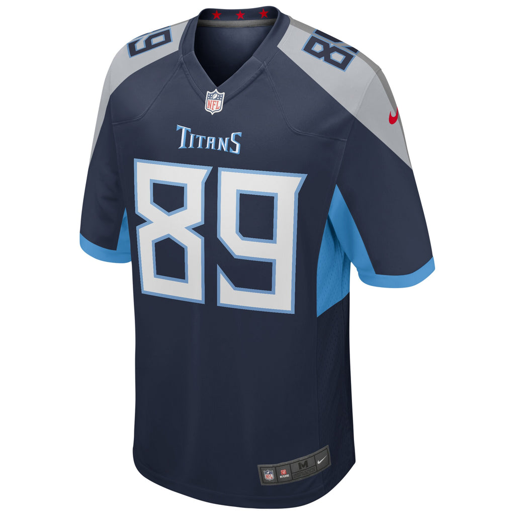Frank Wycheck Tennessee Titans Game Retired Player Jersey - Navy