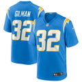 Alohi Gilman Los Angeles Chargers Game Jersey - Powder Blue