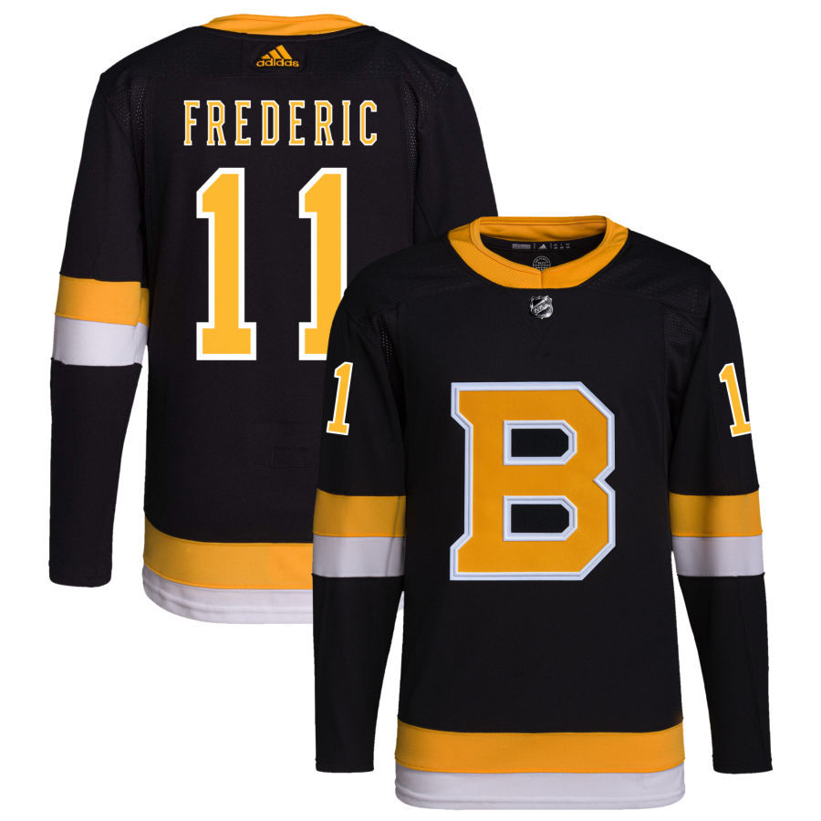 Trent Frederic Boston Bruins Alternate Primegreen Authentic Pro Jersey - Black