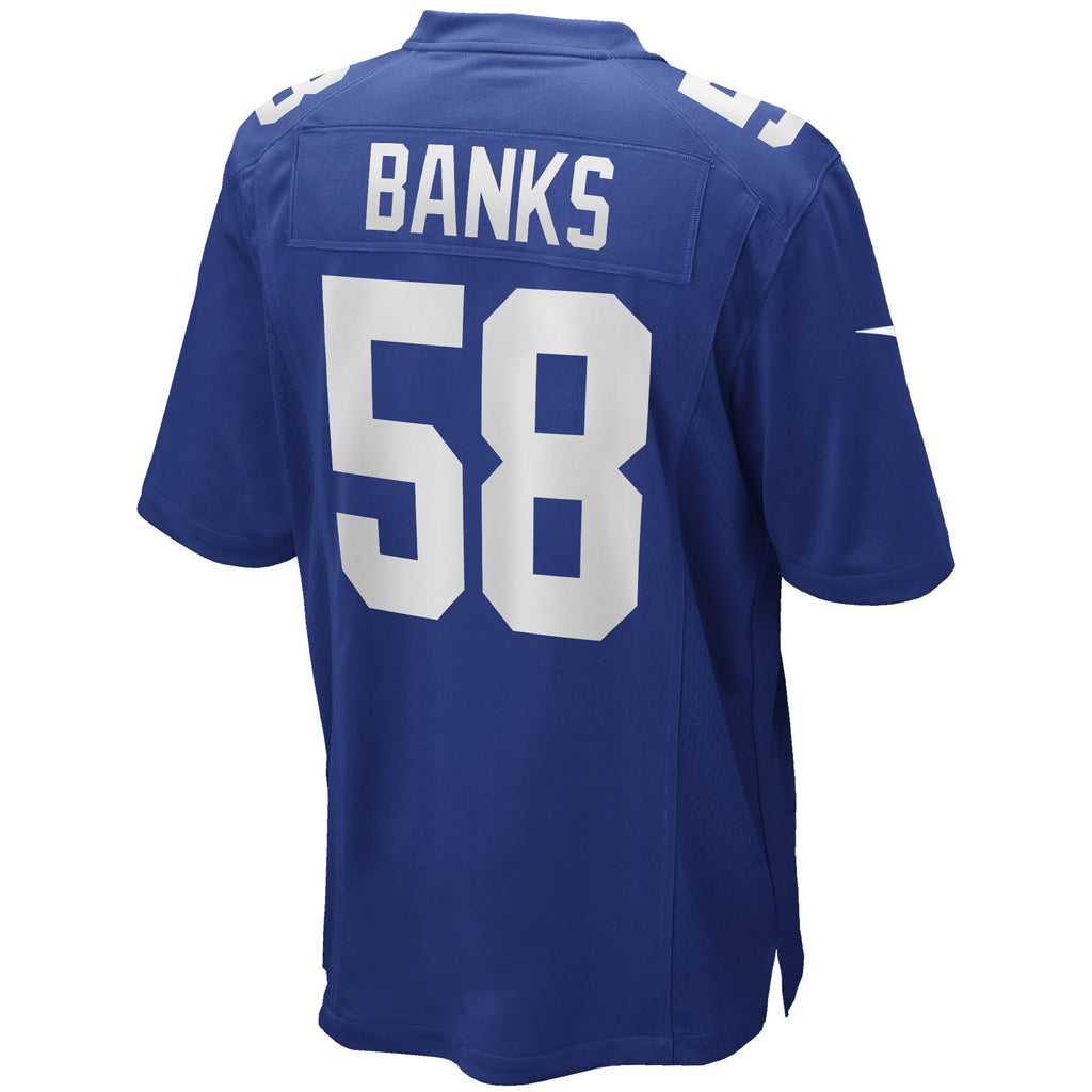 Carl Banks New York Giants Game Retired Player Jersey - Royal