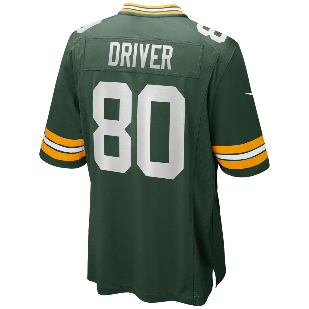 Donald Driver Green Bay Packers Game Retired Player Jersey - Green