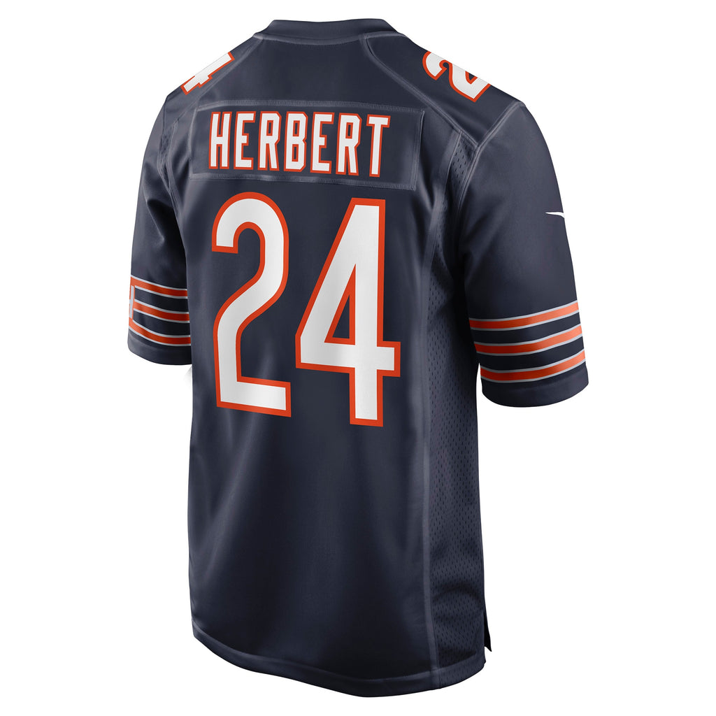 Khalil Herbert Chicago Bears Game Jersey - Navy