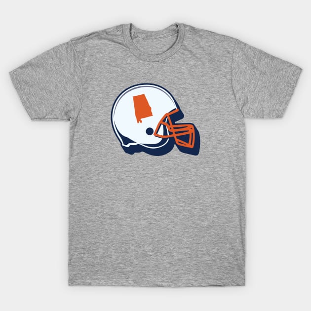 Auburn, Alabama Football Helmet T-Shirt