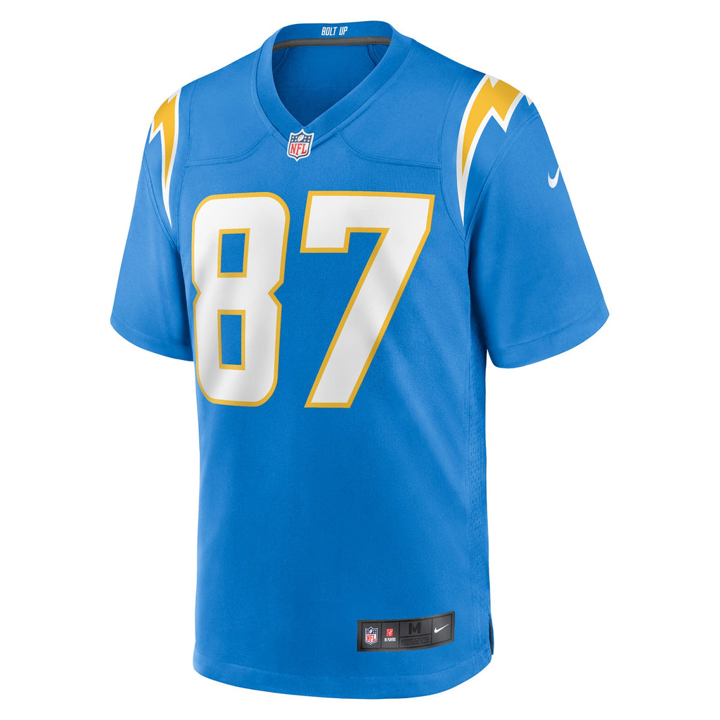 Jared Cook Los Angeles Chargers Game Player Jersey - Powder Blue