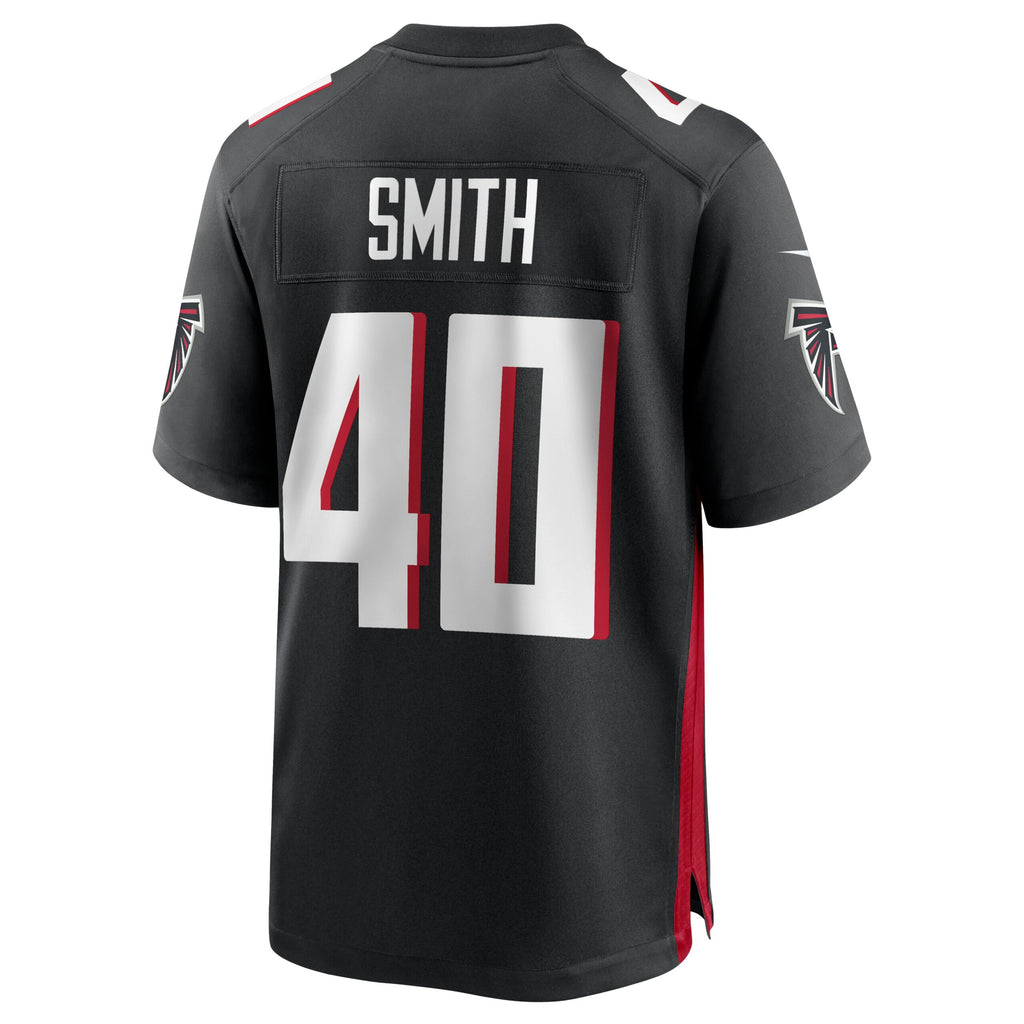 Keith Smith Atlanta Falcons Game Jersey - Black
