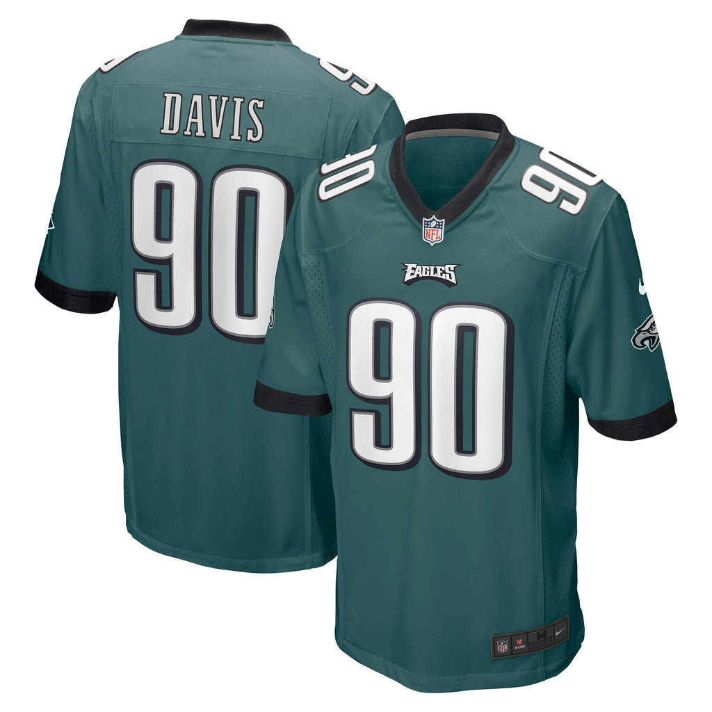 Jordans Davis Philadelphia Eagles Player Game Jersey - Green