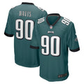 Jordans Davis Philadelphia Eagles Player Game Jersey - Green