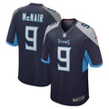 Steve McNair Tennessee Titans Game Retired Player Jersey - Navy
