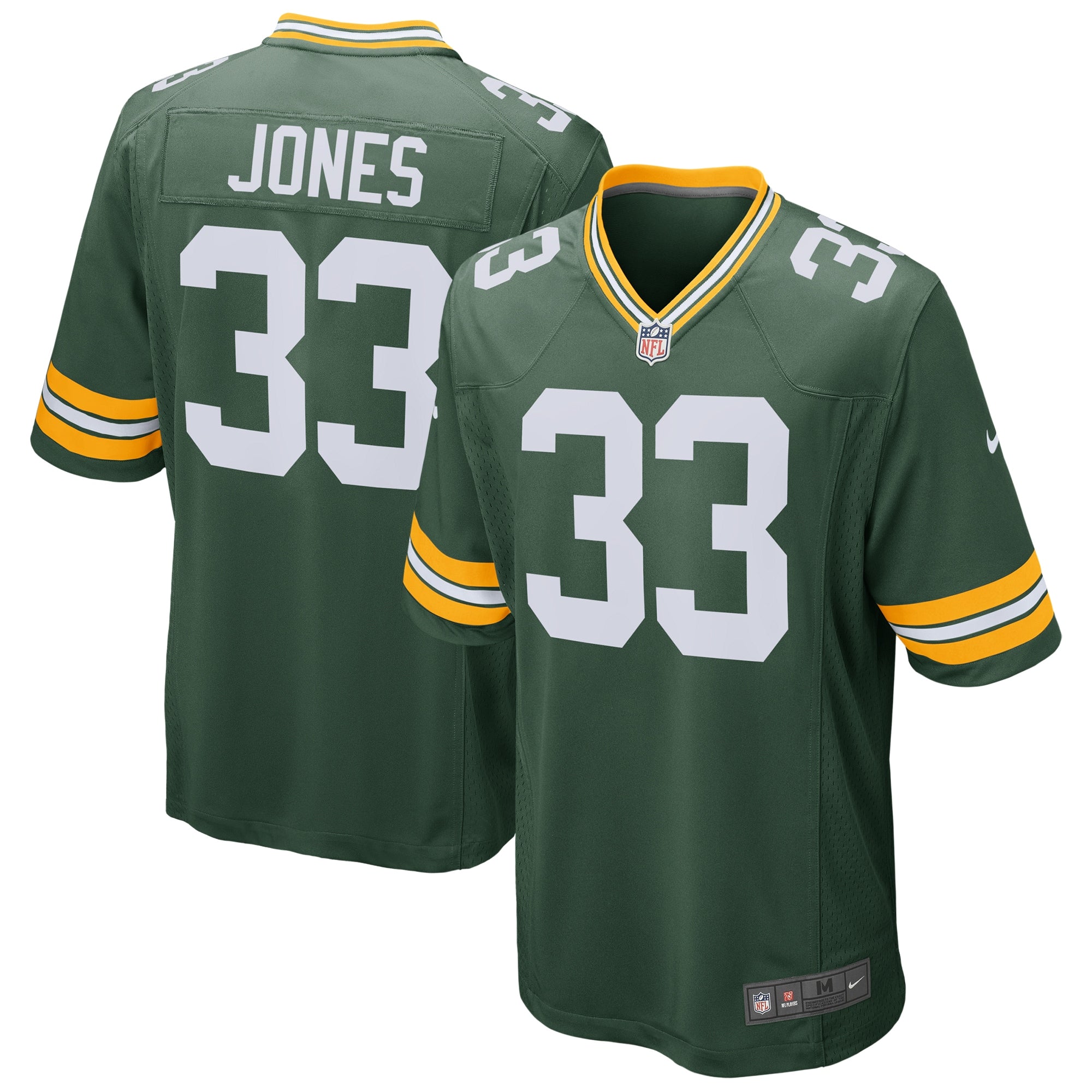 Aaron Jones Green Bay Packers Game Jersey - Green